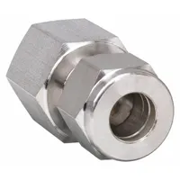 PARKER Compression Fitting Adapter: 3/8 in OD x 1/4 in Pipe Fitting Size, Compression x FNPT (MPN 6FSC4N-316)