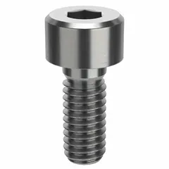 Metric standard socket head cap screw with M4x0.70 thread, 10 mm length, and 3 mm drive size. Made from 316 stainless steel (H5) with plain finish and right-hand thread. Used for fastening components in machinery, equipment, and assemblies requiring corrosion resistance.