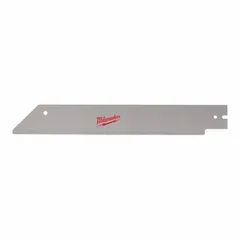Steel PVC saw blade with 10 teeth per inch for cutting plastic pipe and fittings. Blade length 18 in, width 2-1/2 in. Suitable for use with compatible hand saws in plumbing and construction applications.