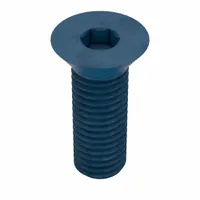 Socket Flat Head Screw: M12x1.75 Thread Size, 30 mm Lg, Flat, Blue Phosphate, Alloy Steel, 10 PK (MPN UST184130)