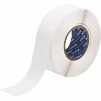 Continuous Label Stock: 2 in x 300 ft, Polyester, White (Gloss), Indoor (MPN THT-106-483)