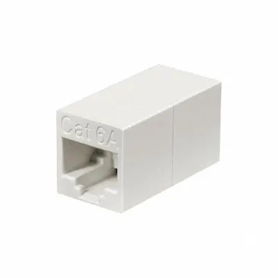 MONOPRICE Inline Coupler: Inline Coupler RJ45, 6A Cable Category, Std, Each Pack Size - RJ Modular Connectors