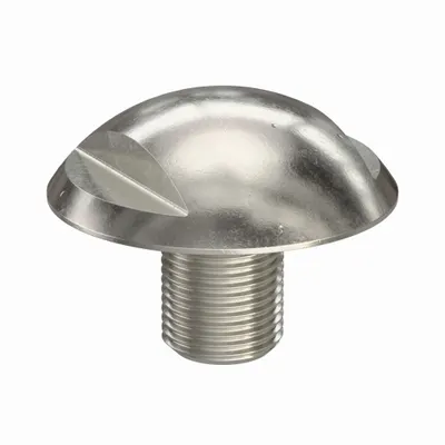 KIPP Machine Screw: M6x1.00 Thread Size, 8 mm Lg, Truss Head, Spanner, 316, Stainless Steel - Hygienic Truss-Head Panel Screws