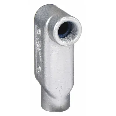 THOMAS & BETTS Conduit Outlet Body: Iron, Zinc Plated with Powder Coated, 3/4 in Trade Size - LB - 90° Elbow Type