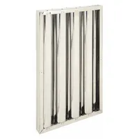 OEM Range Hood Filter: 25 in x 16 in x 2 in, Stainless Steel, Baffle (MPN 2EJZ1)