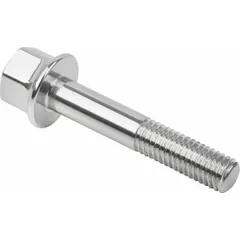 Partially threaded M12 stainless steel flanged hex head screw with USIT sealing technology. Minimum thread length 30 mm. Suitable for hygienic applications requiring clean, secure fastening.