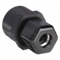 PARKER Compression Fitting Adapter: 5/8 in OD x 1/2 in Pipe Size, Compression x FNPTF, Polypropylene (MPN P10FC8)