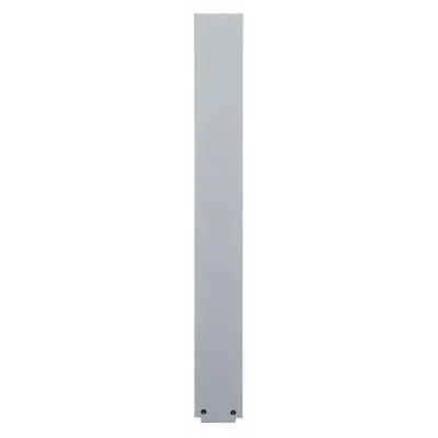 ASI GLOBAL PARTITIONS Partition Column: Phenolic, Matte, Silver Gray, 70 in Ht, 7 in Wd - Pilasters for Bathroom Partitions