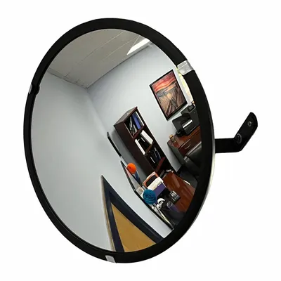 FRED SILVER Convex Mirror: Round, Convex Mirror, Acrylic, Acrylic - Round Convex Mirrors