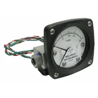 MIDWEST INSTRUMENT Differential Pressure Gauge & Switch: Back, 1/4 in NPT Female, 120, 2 1/2 in Dial (MPN 120AA-00-O-AA-20P)