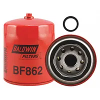 BALDWIN FILTERS Fuel Filter: Spin-On, 3 11/16 in Outside Dia, 15/16"-16 Thread Size, Cellulose (MPN BF862)