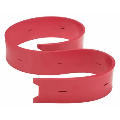 TENNANT Rear Squeegee Blade: Rubber, 5 1/4 ft Overall Lg, Red - Replacement Squeegee Blades for Floor Cleaning Machines