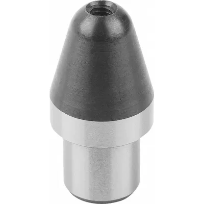 KIPP Tapered-Head Locating Pin: Tapered, Shouldered, Steel, 14 mm Shank Outside Dia - Tapered-Head Locating Pins