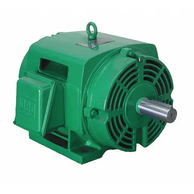 WEG General Purpose Motor: Rigid Base Mount, Open Drip Proof, 200 hp, 230/460V AC - Rigid Base 3-Phase General Purpose AC Motors