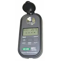 VEE GEE Refractometer: Brix/Dextran/Fructose/Glucose/Lactose/Maltose, Auto, Digital, 0.001 (MPN 48103)