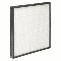 Minipleat Air Filter: 20 in x 25 in x 2 in, Synthetic, Plastic, No Header, Downstream Face