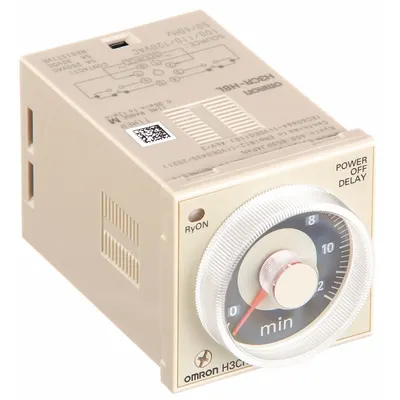 OMRON Single Function Time Delay Relay: Surface Relay Mounting, 100 to 120V AC - Panel-Mounted Relays