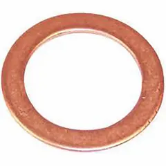 Copper spindle spacer for Milwaukee drills. Maintains proper spacing between spindle and surrounding components to reduce vibration. Used during drill repair or maintenance in industrial settings.