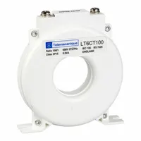 SCHNEIDER Solid Core Current Transformer: 100 A Primary Current - Max, 1 A Secondary Current - Max (MPN LT6CT1001)
