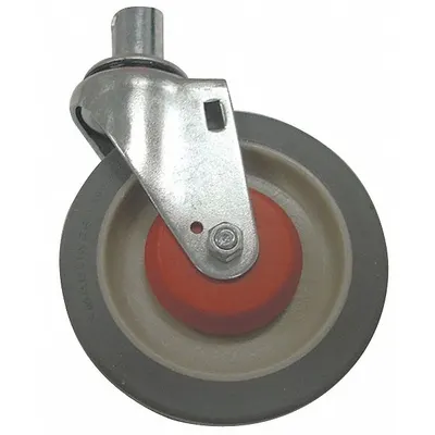 MAGLINE Swivel Caster, Thermoplastic Rubber 5": For 5YN93/5YN94 - Material Handling Parts