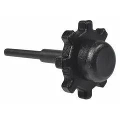 This throttle valve is a replacement part for pneumatic tools and systems requiring flow regulation. It is designed for use with compatible equipment, such as the 5YAP4 model, in industrial heating, ventilation, and process control applications.