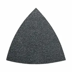 This sanding sheet set includes 50 sheets of 240 grit aluminum oxide abrasive. Each sheet is 3 1/8 inches wide. Suitable for fine finishing and surface preparation on wood, metal, and painted surfaces.
