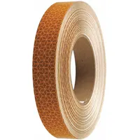 Reflective Tape: School Buses, Yellow, 1 in Wd, 50 yd Lg, Acrylic (MPN 18853)