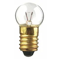 APPROVED VENDOR Incandescent Bulb: Incandescent, Miniature Screw (E10), (G) Globe, G4-1/2, 502 (MPN 502-10PK)