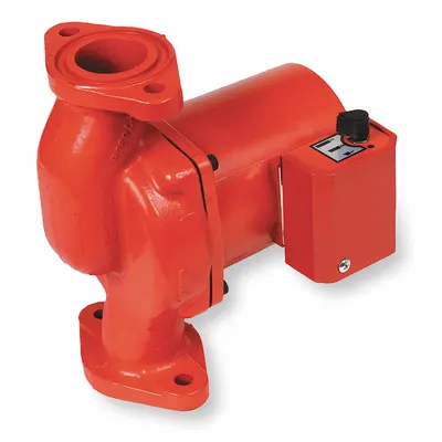 BELL & GOSSETT Hydronic Circulating Pump: 1/6 hp HP, 115V AC, Cast Iron, 3, 45 gpm, 28 ft Max. Head - General-Purpose Inline Circulator Pumps