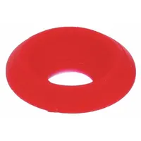 T&S BRASS Index Ring: Plastic, For Hot Handle Type, Color Index, Red, 9/16 in Overall Dia (MPN 001661-45)