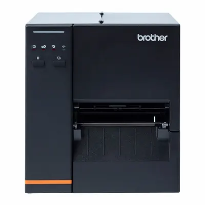 BROTHER Desktop Printer: Direct Thermal/Thermal Transfer, Titan 4020TN, 4.21 in Max. Print Wd - Up to 1,500 Labels per Day