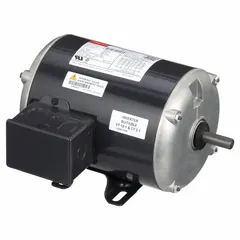 Totally enclosed fan-cooled (TEFC) 3-phase AC motor with rigid base mounting. Delivers 1/4 hp at 1,725 RPM on 208-230/460V AC, drawing 3.0-2.9/1.5 A full load current at 60 Hz. Suitable for continuous-duty applications such as fans, pumps, conveyors, and machine tools.