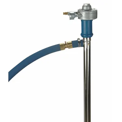 FINISH THOMPSON Solids-Handling Screw Drum Pump, 16 gpm, 316 SS, DTTS016 - Solids-Handling Screw Drum Pumps