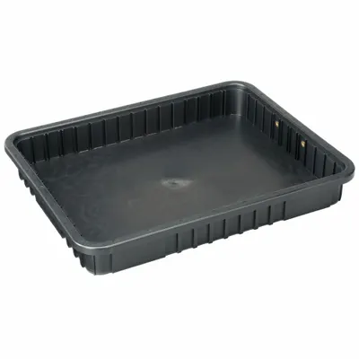 QUANTUM STORAGE SYSTEMS Divider Box: 0.46 cu ft, 22 1/2 in x 17 1/2 in x 3 in - Plastic ESD Static-Control Divider Boxes