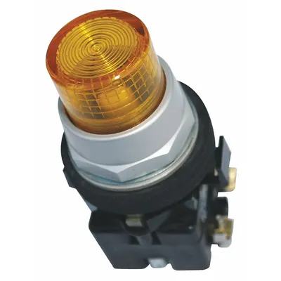 EATON Pilot Light: 30 mm Panel Mounting Size, Yellow, LED - LED Pilot-Lights