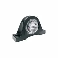 TIMKEN Pillow Block Bearing: 1 1/4 in Bore, Cast Iron, Set Screws, 1 13/16 in Shaft Ht, Shroud (MPN YAK1-1/4 SGT)