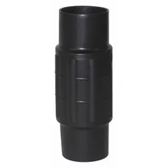 This rigid coupling is used to join two lengths of 3/4 in trade size conduit or tubing in electrical installations. Made of steel with a PVC-coated black finish, it provides corrosion resistance for secure connections in conduit runs.