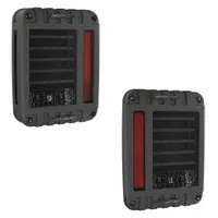 J.W. SPEAKER Tail Light Kit: LED, Stop, Turn, and Tail Combo Light, Clear, Rectangular, Screw, IP67 (MPN 279J)