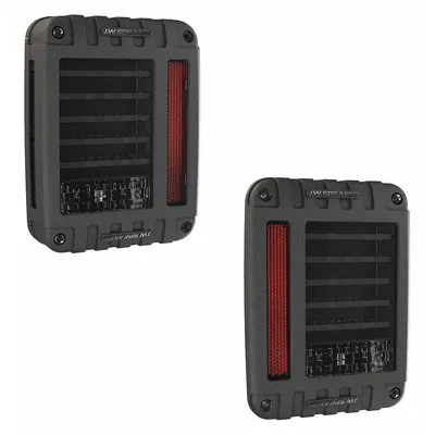 J.W. SPEAKER Tail Light Kit: LED, Stop, Turn, and Tail Combo Light, Clear, Rectangular - Stop, Turn & Tail Combination Lights