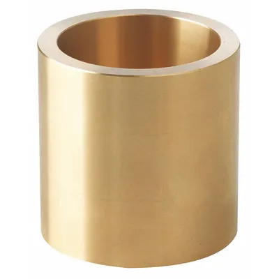 BUNTING BEARINGS Sleeve Bearing: Bronze, 1 1/2 in Bore, 1 3/4 in OD, 2 in Lg - Non-Leaded Metallic Sleeve Bearings