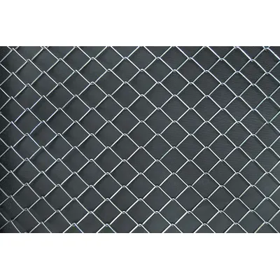 OEM Chain Link Fabric: Silver - Chain Link Fence Fabric