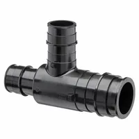 ZURN Barbed Tee: Polymer, Expansion, 2 in ID, 1 1/2 in ID, 1 1/2 in ID (MPN QEPT877X)