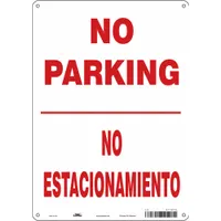 Traffic Sign: 14 in x 10 in Nominal Sign Size, Aluminum, 0.032 in, Not Retroreflective