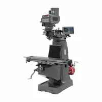 JET Vertical Milling Machine: JTM-4VS, 3 hp, 230/460V, Digital Readout/X-Axis Powerfeed (MPN 690408)