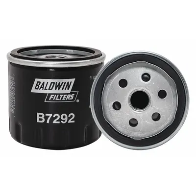 BALDWIN FILTERS Oil Filter: B7292, M16-1.50 Thread Size, 3 in Overall Ht, 3 in Outside Dia - Spin-On Oil Filters