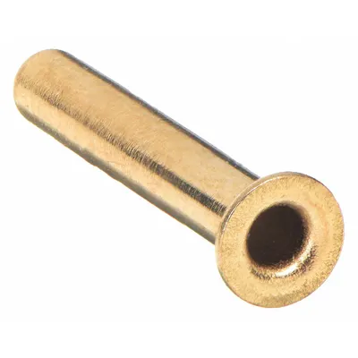 PARKER Tube Insert: 1/8 in OD Fitting Size, Compression, Brass - Standard Sleeve Brass Compression Fittings