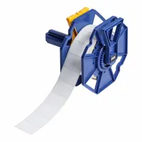 Pre-Cut Label Stock Roll: 1 in x 1 1/2 in, Acrylic, Permanent Adhesive, 1,000 Labels, J7300 (MPN J-235-7425J)