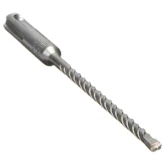 BOSCH carbide-head SDS-Plus drill bits for concrete and masonry. 25-piece pack with 6 in overall length and 4 in max drilling depth. Used in rotary hammer drills for anchor installation and general construction fastening.