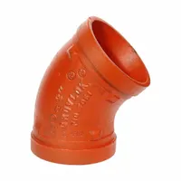 GRUVLOK Metal Pipe Elbow: 45° Elbow, 2 in x 2 in, Grooved x Grooved (MPN 0390117083)
