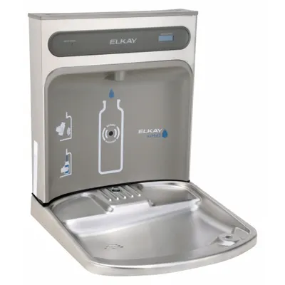 ELKAY Bottle Filler Retrofit Kit: Sensor, 18 7/8 in Ht, 17 7/8 in Wd, Stainless Steel - Drinking Fountain Bottle Filler Addition Retrofit Kits